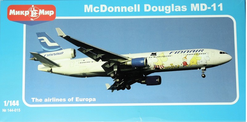 MikroMir 1/144 Scale McDonnell Douglas MD-11 Airliner Plastic Model Kit