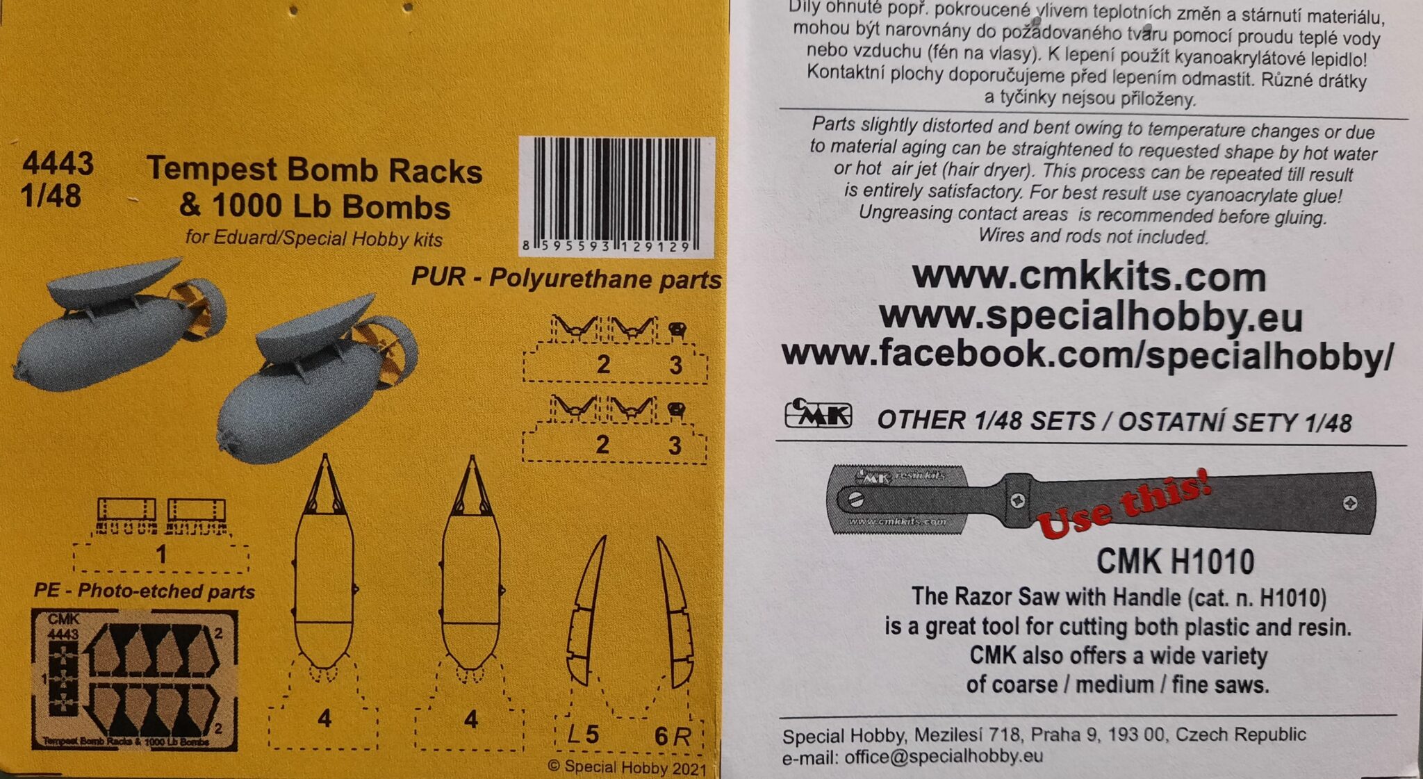 Tempest Bomb Racks & 1000 Lb Bombs – IPMS Deutschland