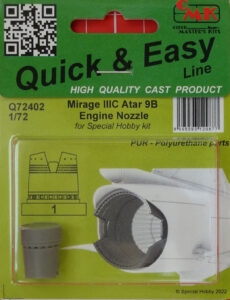 Kit Détaillé CMK 129-Q72402 - Tuyère Moteur ATAR 9B Pour Mirage IIIC 1:72 (Special Hobby)