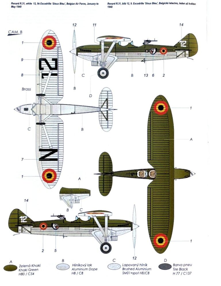 Renard R.31 – Belgian Reconnaissance Plane‘ – IPMS Deutschland